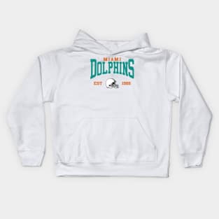 Retro Miami Football Kids Hoodie